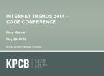 互联网女皇Mary Meeker2014互联网趋势报告的十个重点