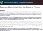 美国NSA发布对视频会议软件和聊天协作工具的安全评估报告