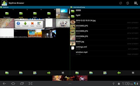 skydrive for android