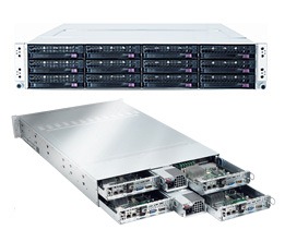 supermicro chassis with 4 easily serviceable nodes