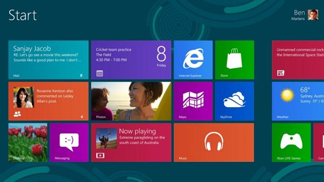 windows 8开机界面