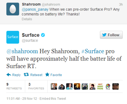 Surface twitter