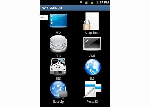 Android AWS manager
