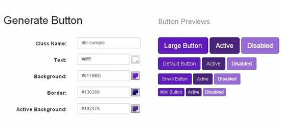 bootstrap button generator