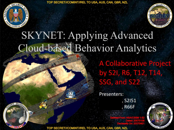 NSA天网计划Skynet
