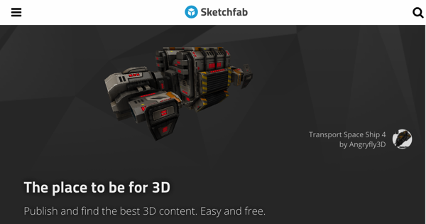 sketchfab 3D打印